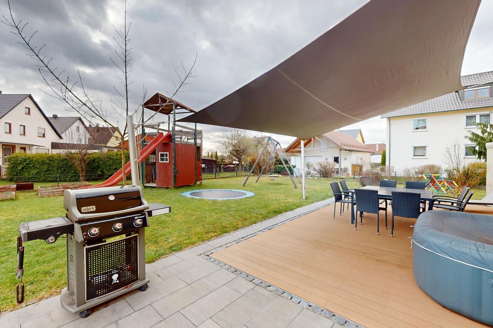 Terasse mit Garten