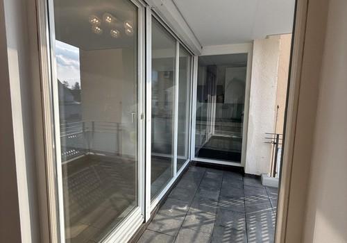 Balkon am Wohnbereich & Küche