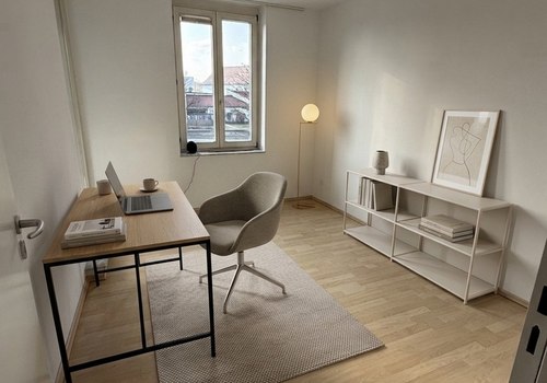 Arbeitszimmer visualisiert