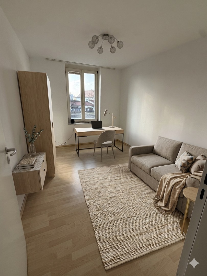 Arbeitszimmer visualisiert