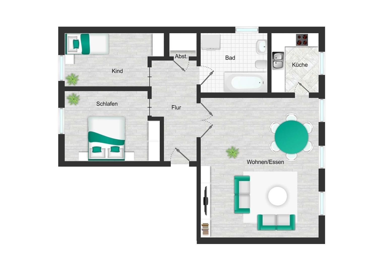 Grundriss HausNr.9
