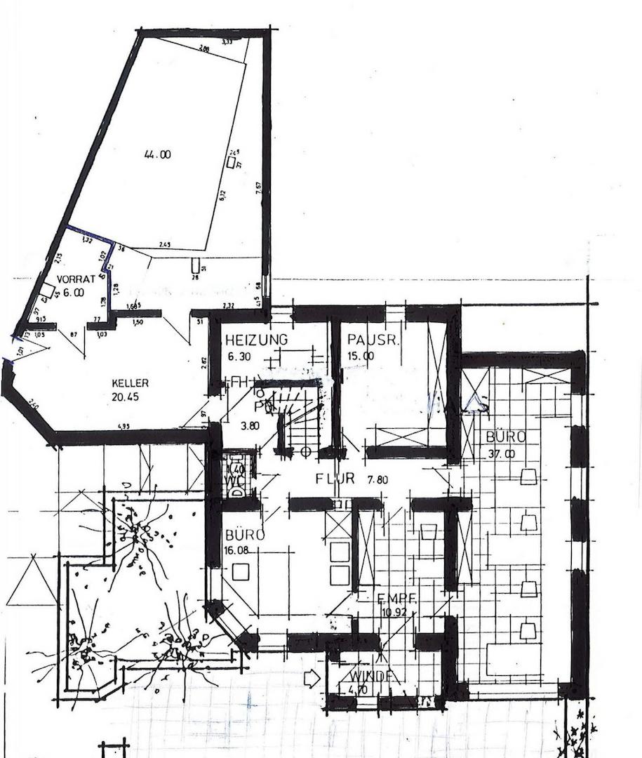 Grundriss Untergeschoss