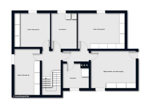 Grundriss KG (nicht maßstabsgetreu)