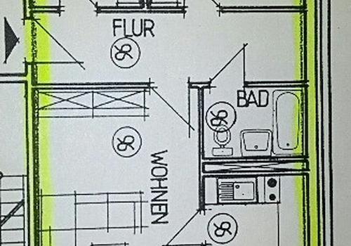 Grundriss der Wohnung