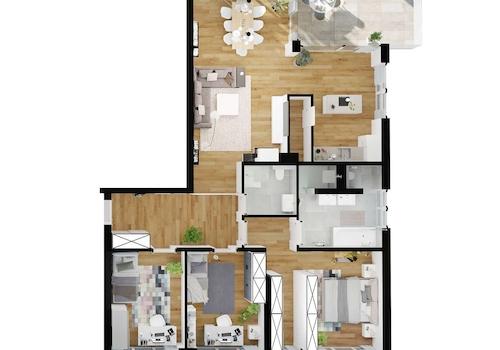 Grundriss 3. Etage