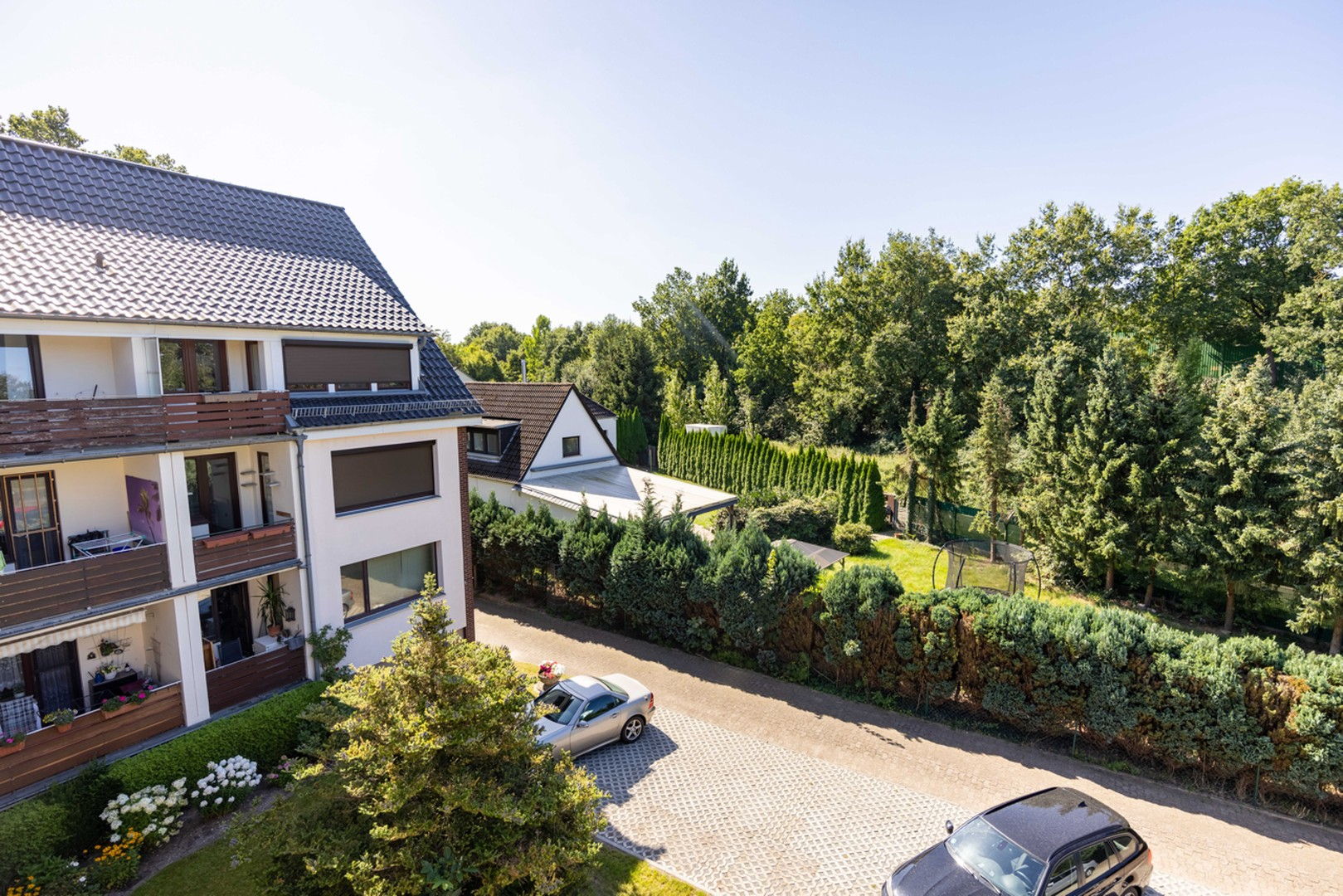 Ausblick vom Balkon