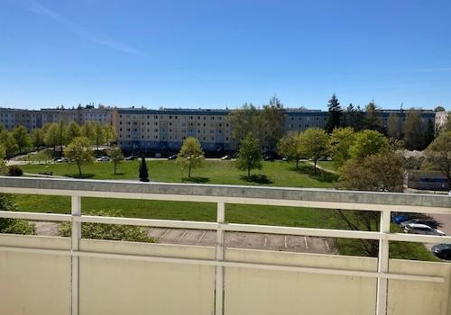Blick vom Balkon
