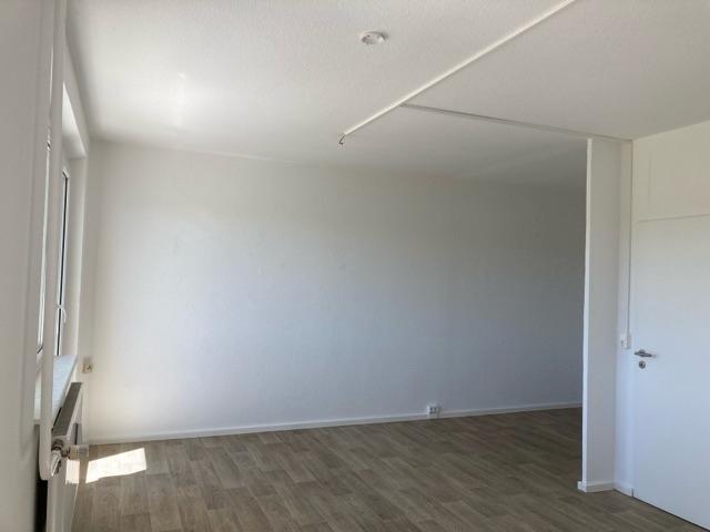 Wohnzimmer mit offener Küche