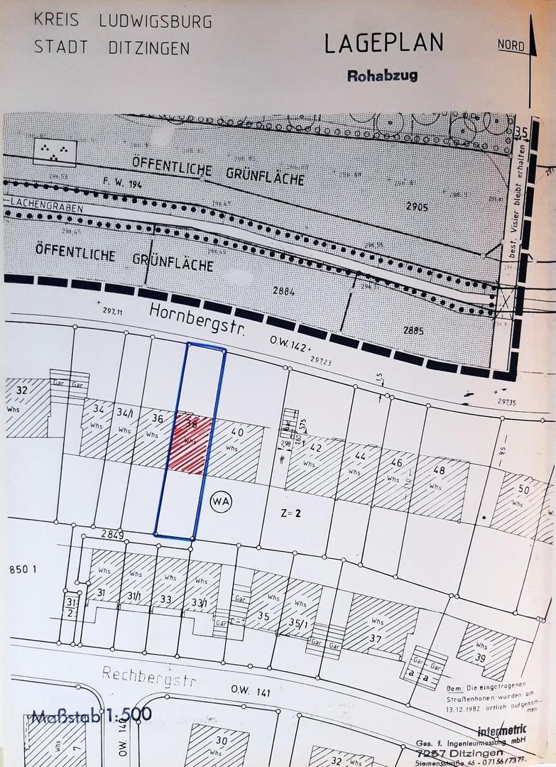 Lageplan Wohnhaus