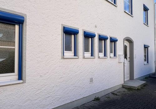 Seitansicht Hauseingang