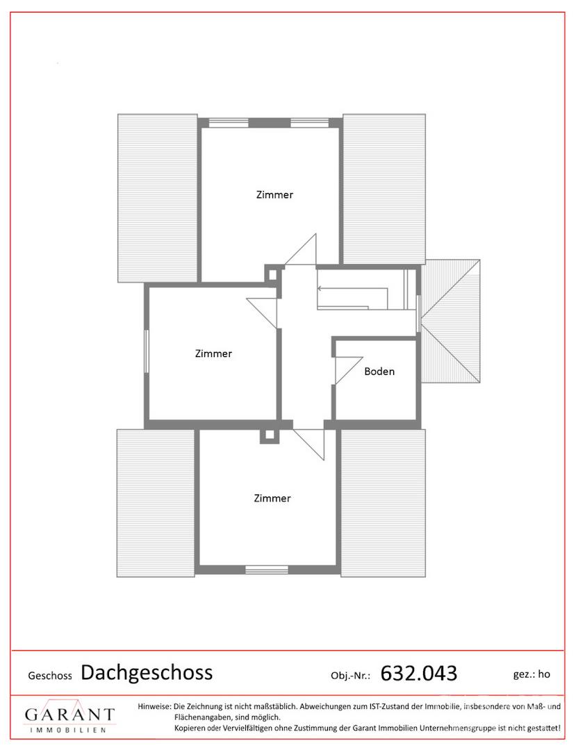 Grundriss Dachgeschoss