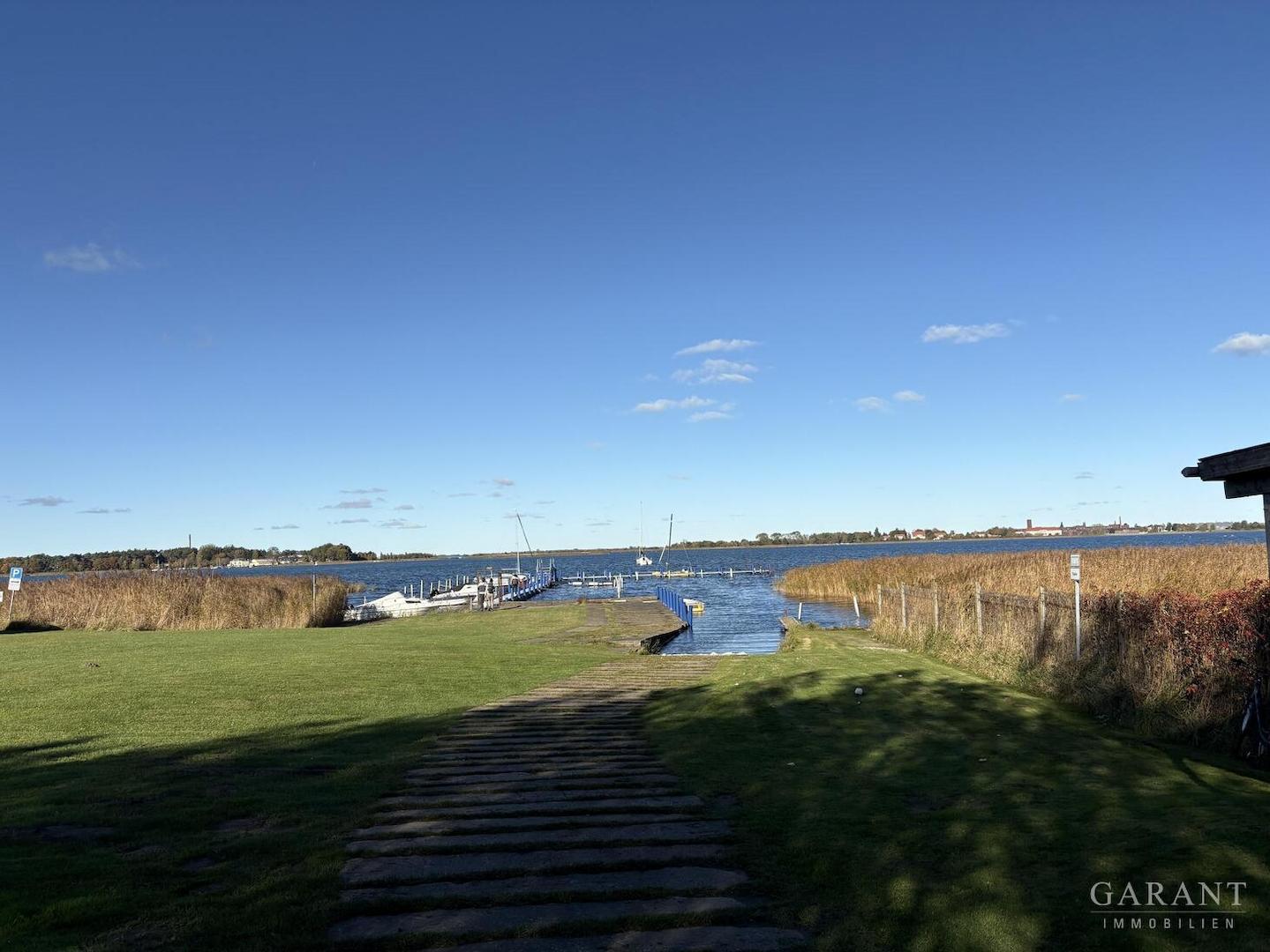 Hafen gleich um die Ecke