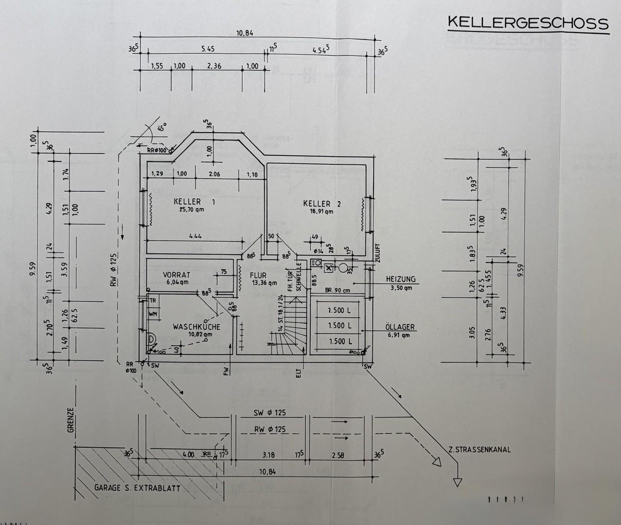 Keller Grundriss