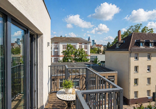 Ausblick Balkon