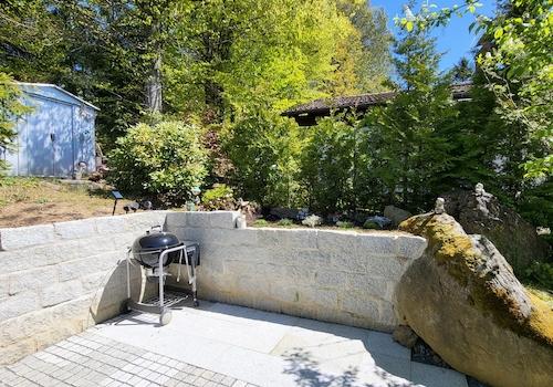 Terrasse, Grillplatz, Fels