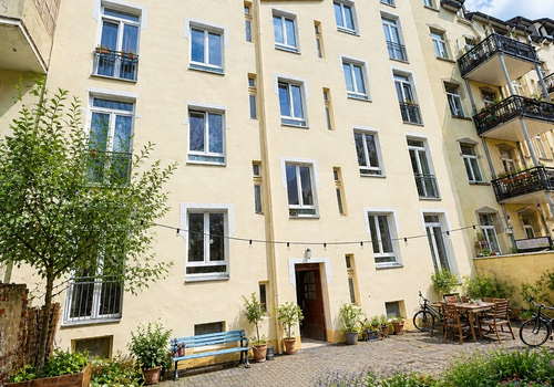 Rückseite tagsüber