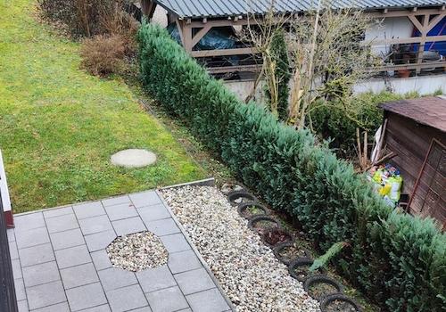 Terrasse von oben