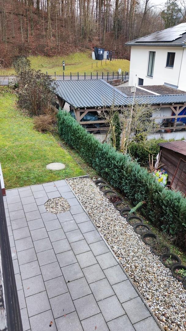 Terrasse von oben