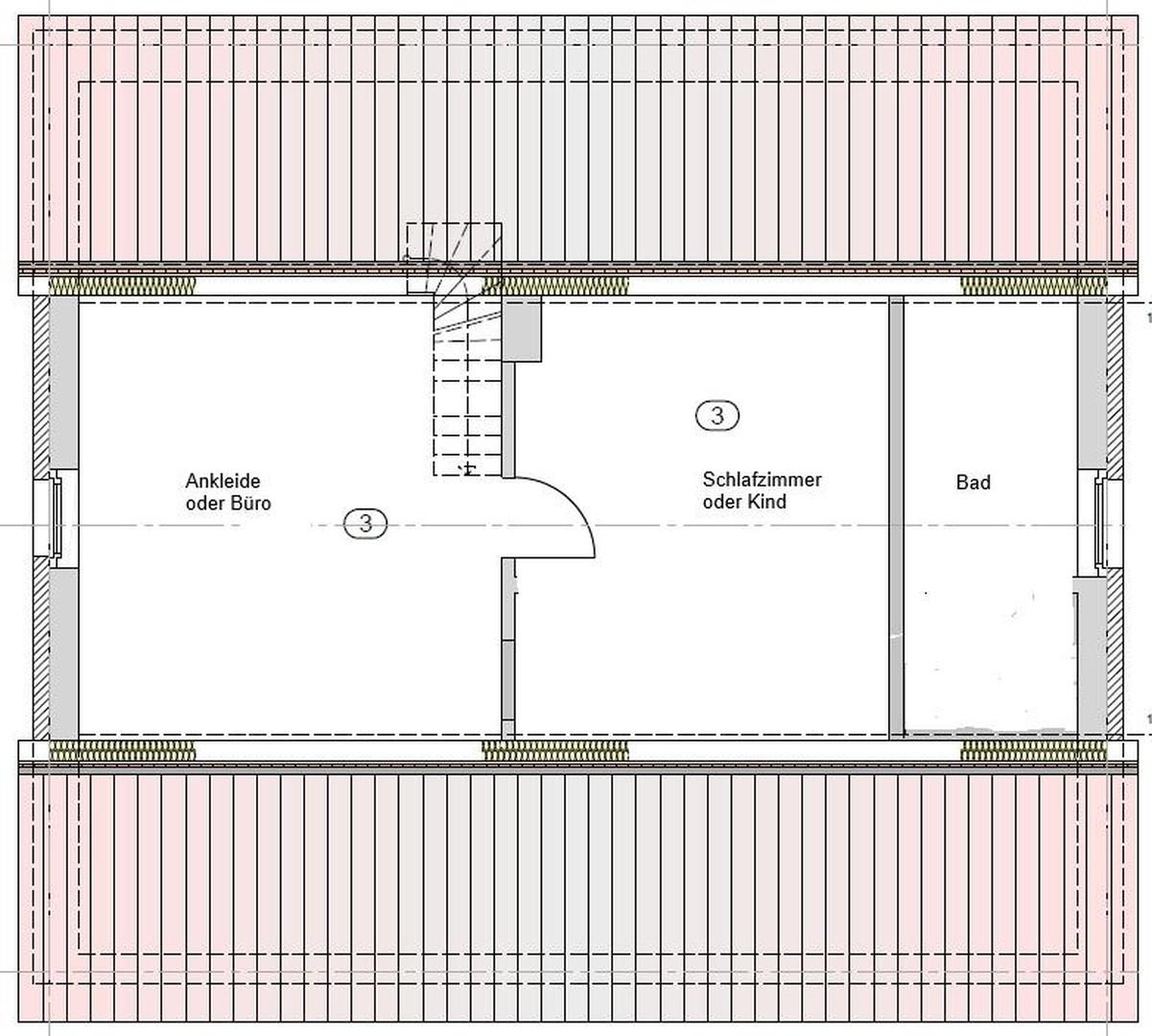 Grundriss Spitzboden