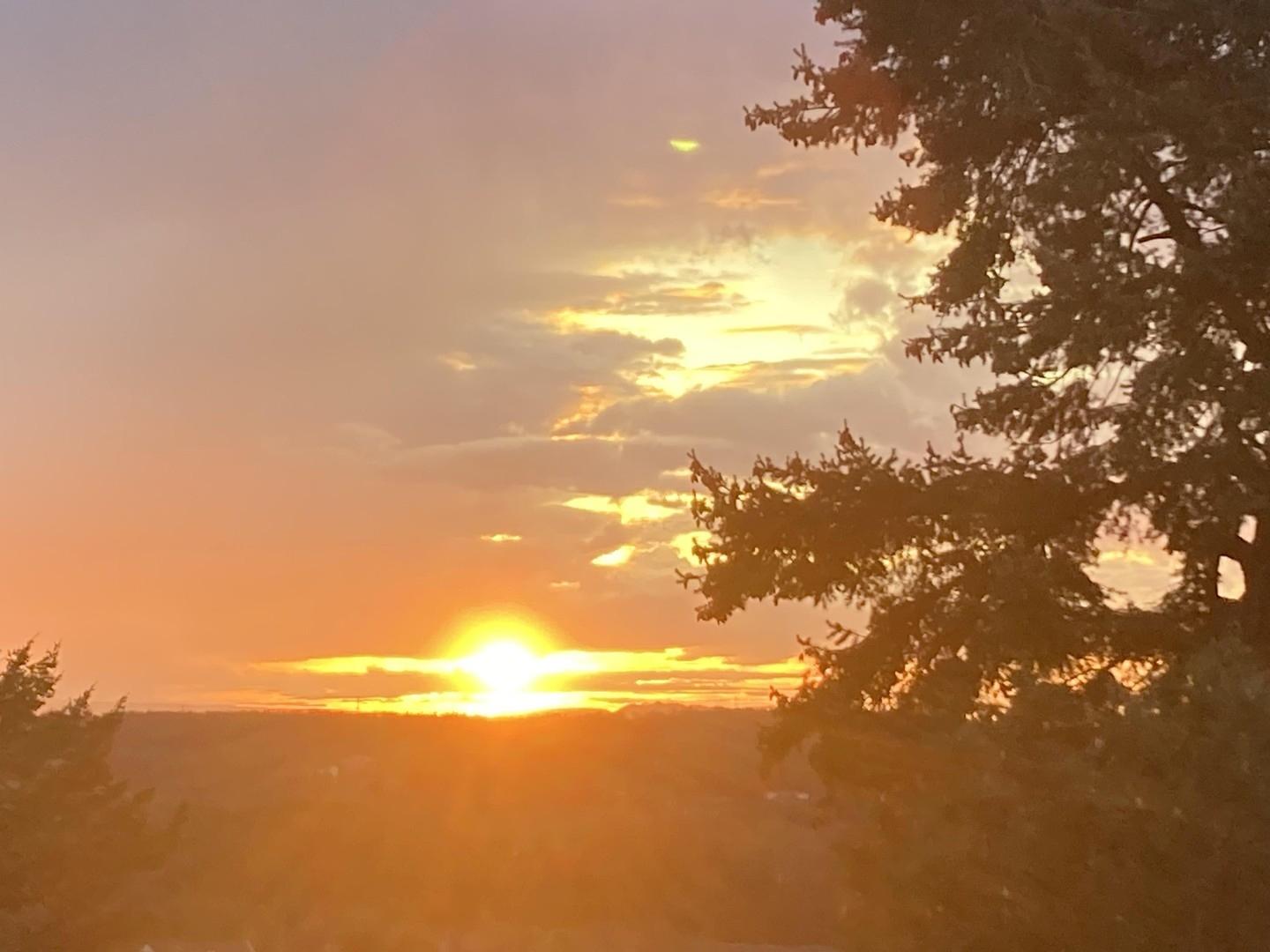 Sonnenuntergang Westseite