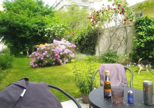 Garten mit Begrünung