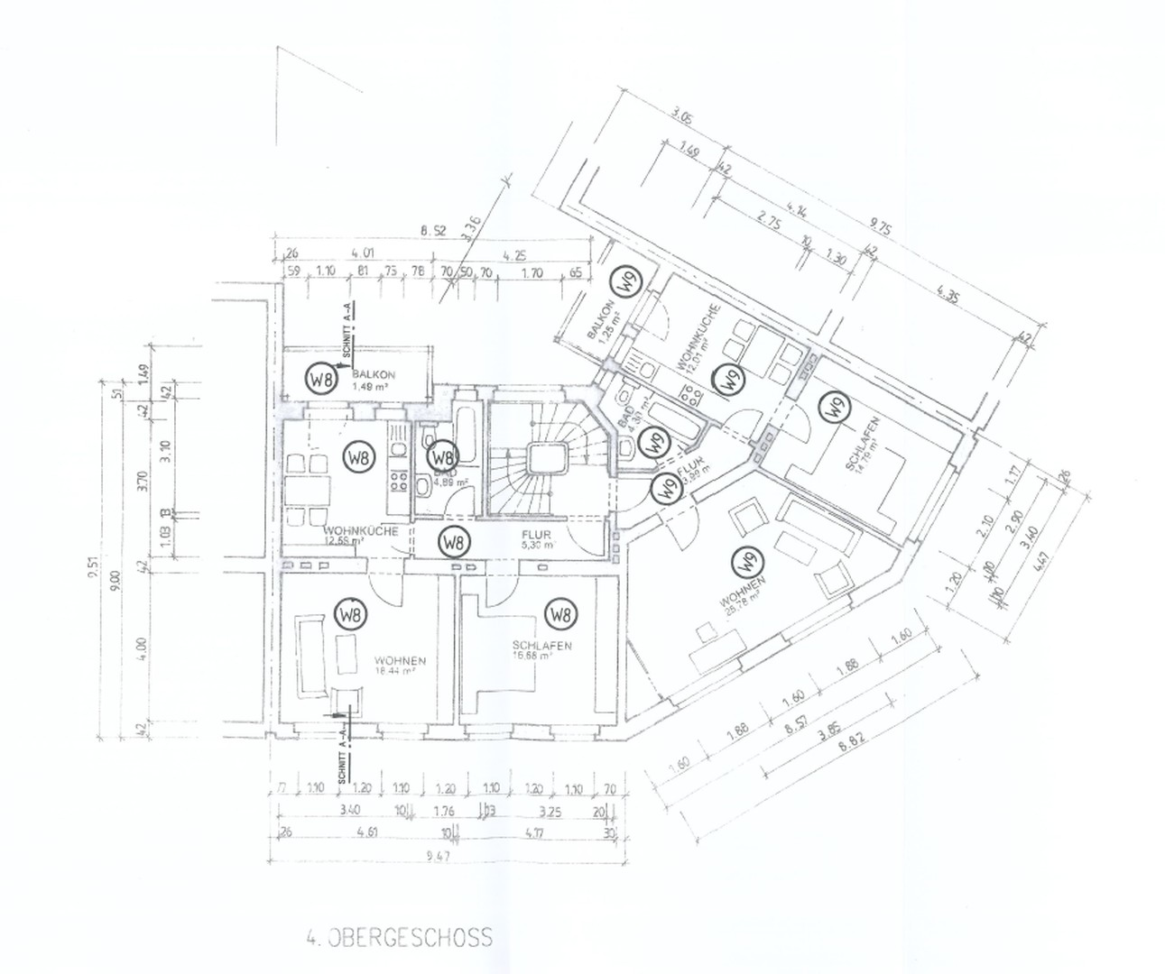 W 8 Grundriss