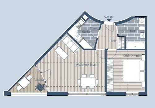 Grundriss WE 4