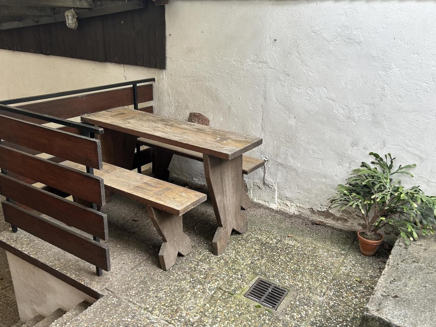 kleiner "Rastplatz" vorm Haus
