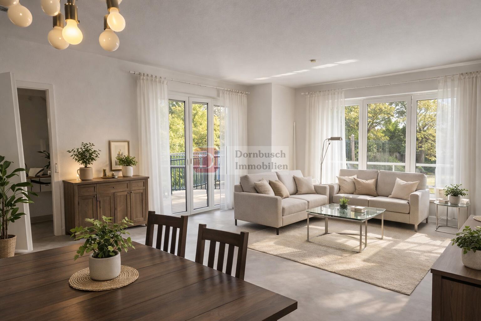 Wohn -/ Essbereich - Virtual Staging