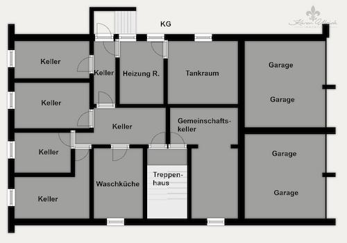 Grundriss Farbig - KG