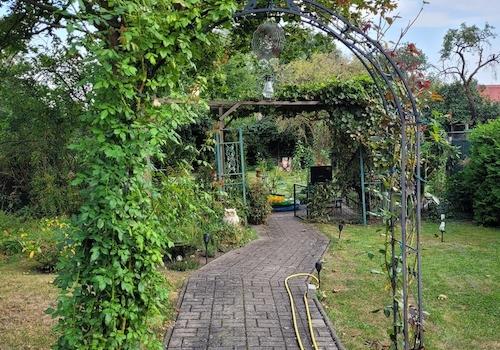 barrierefreier Weg Garten