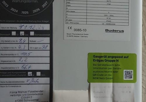 Gasheizung