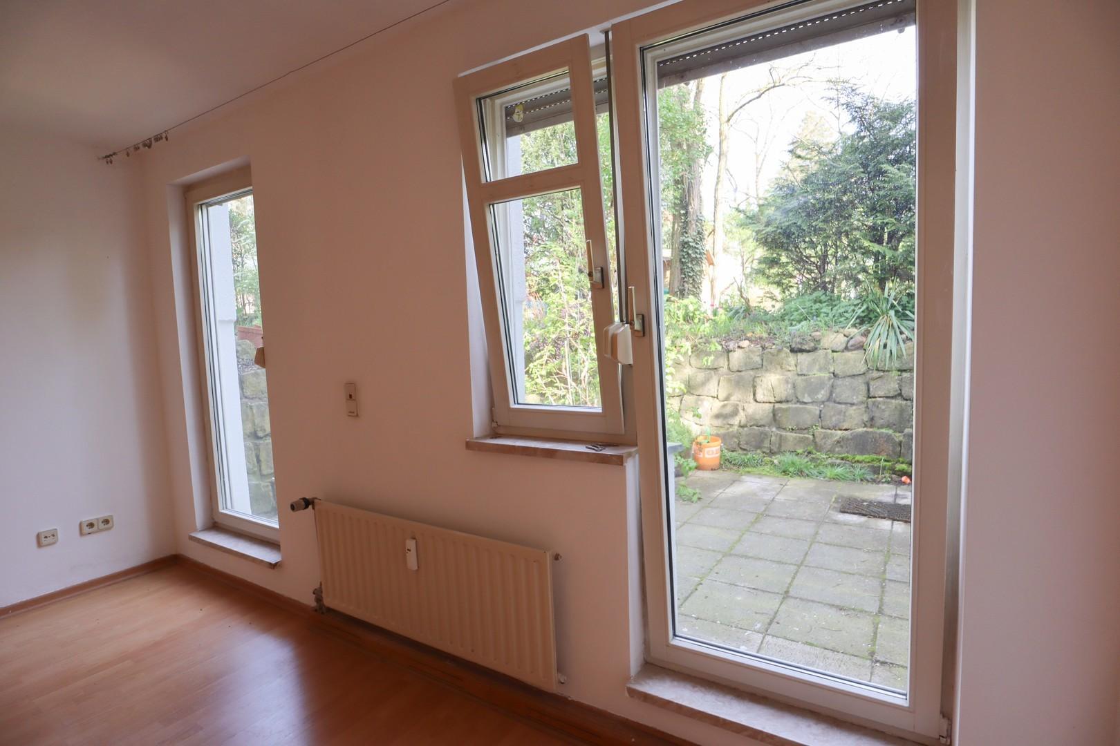 Blick auf Terrasse