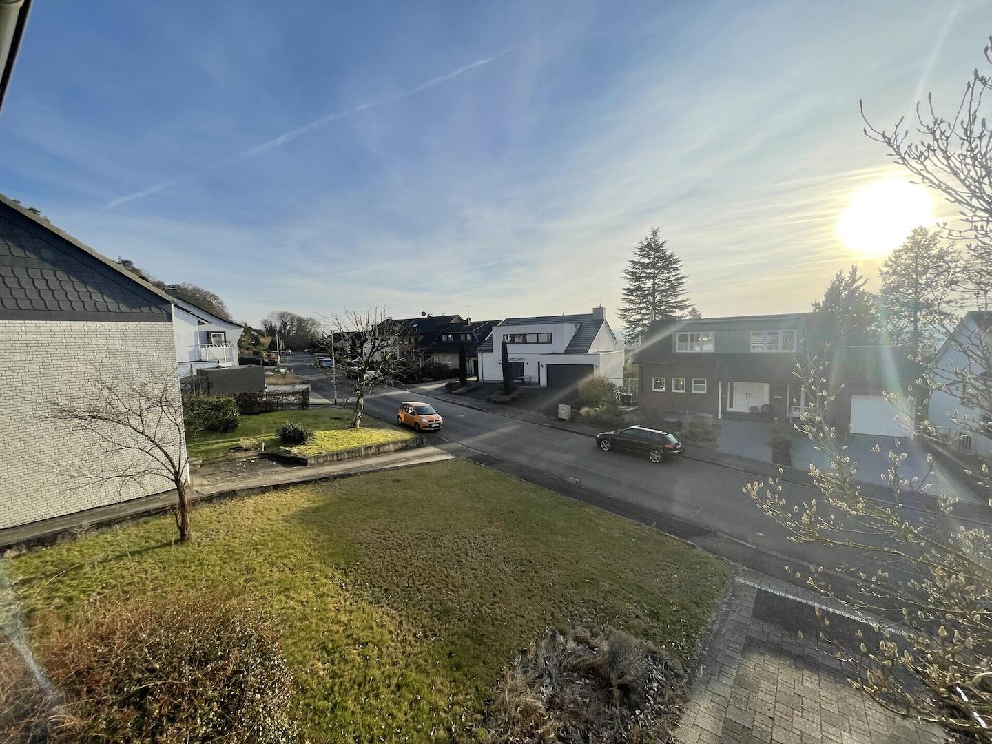 Blick vom Balkon