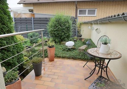Terrasse bei Regenwetter