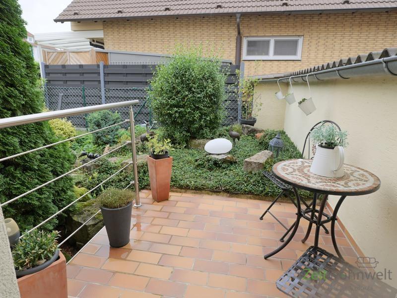 Terrasse bei Regenwetter