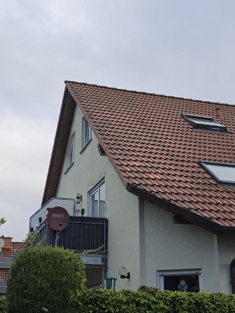 Sicht auf Balkon