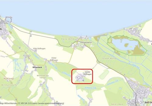 Lage zur Ostsee