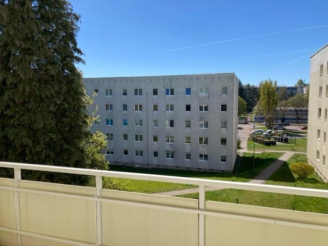 Blick vom Balkon