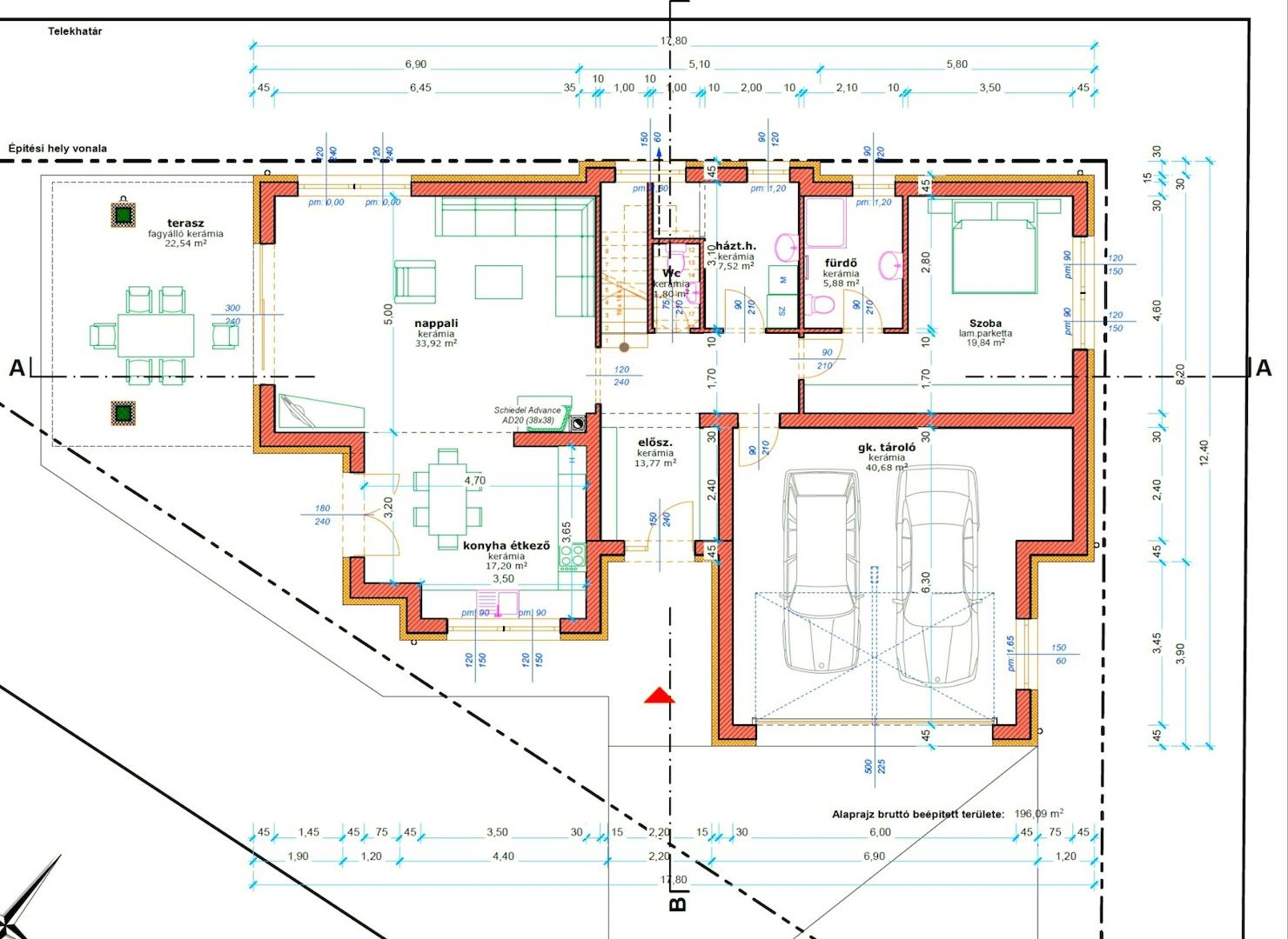 Beispiel Plan Einfamilienhaus