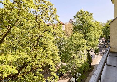 Ausblick vom Balkon