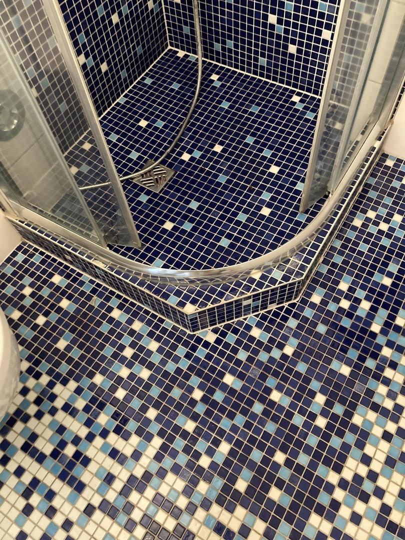 Bad: Mosaikarbeiten Boden