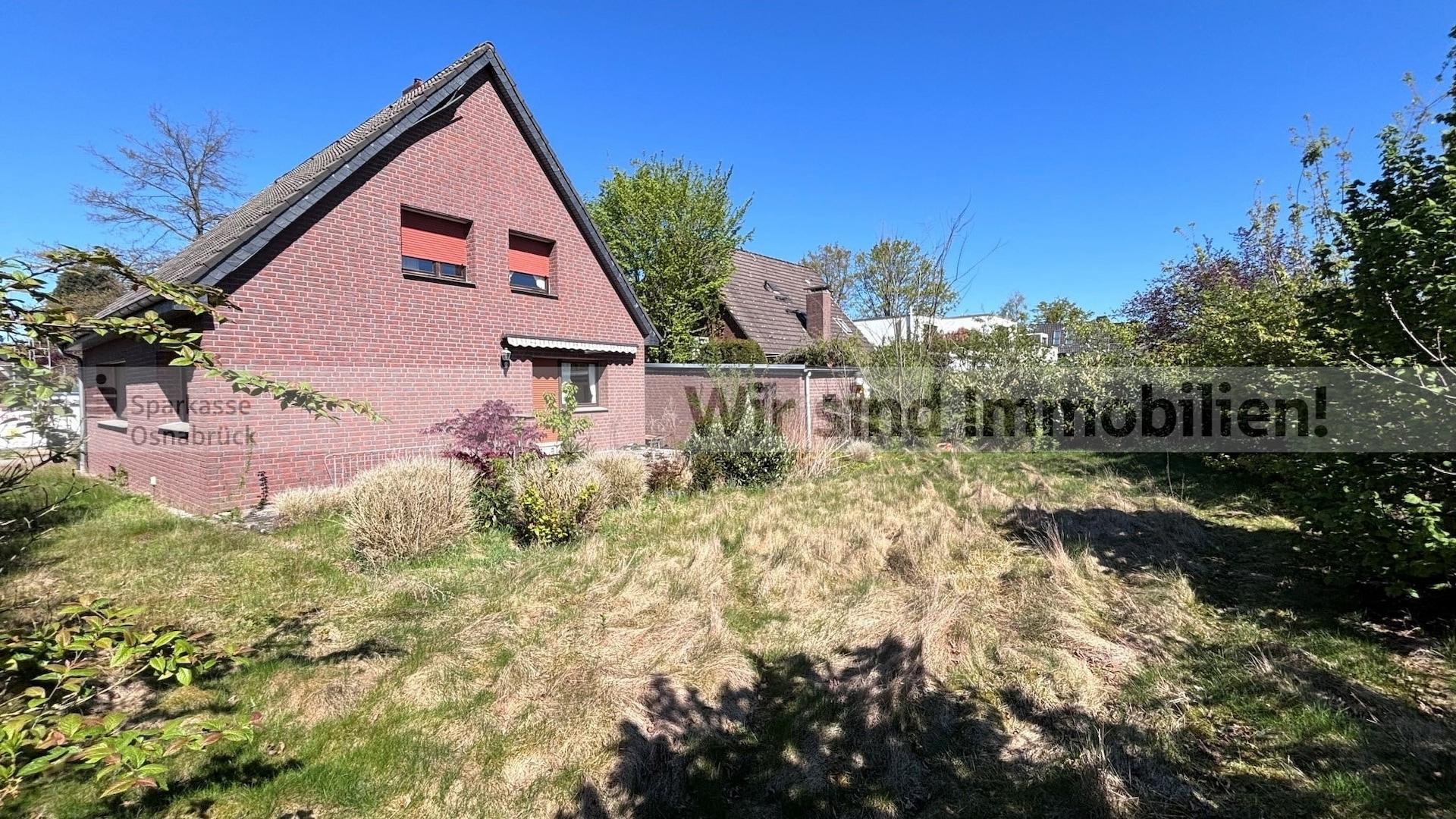 Rückansicht mit Garten