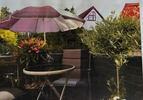Balkon vor Wohnbereich Südseit