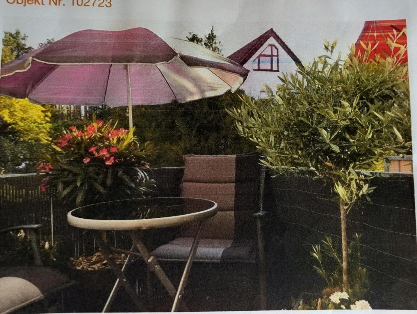 Balkon vor Wohnbereich Südseit