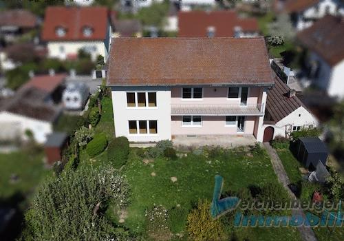 Rückansicht mit Garten