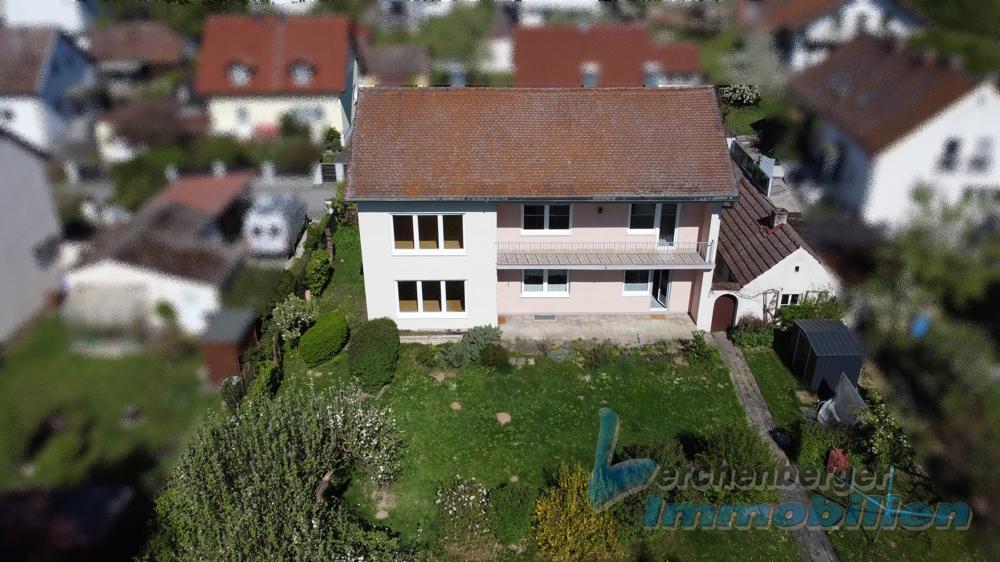 Rückansicht mit Garten