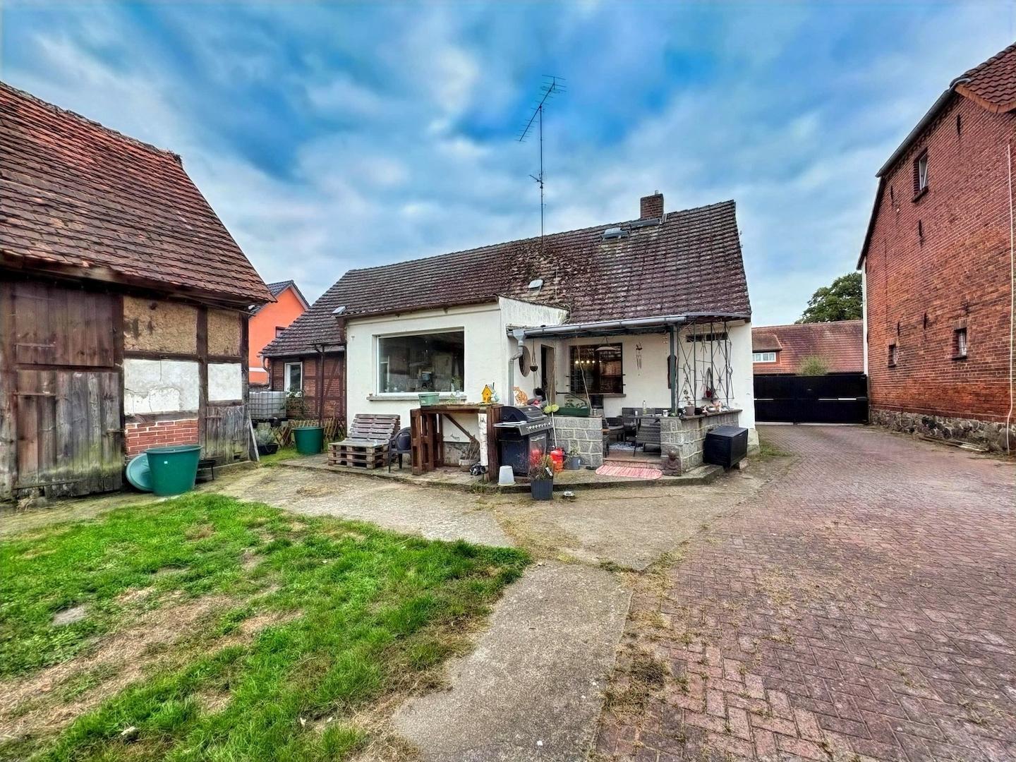 Haus von hinten
