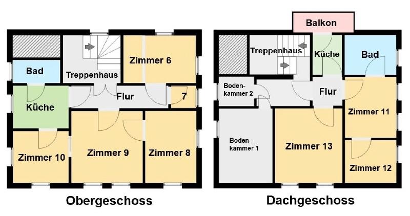 Grundriss OG u DG