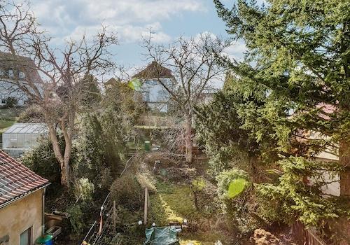 Blick vom Balkon